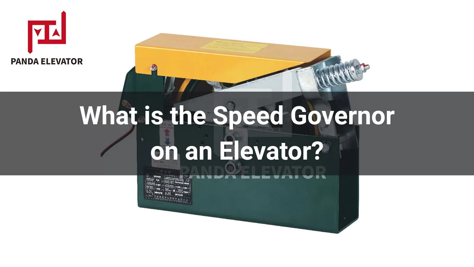 What Is the Speed Governor on an Elevator?