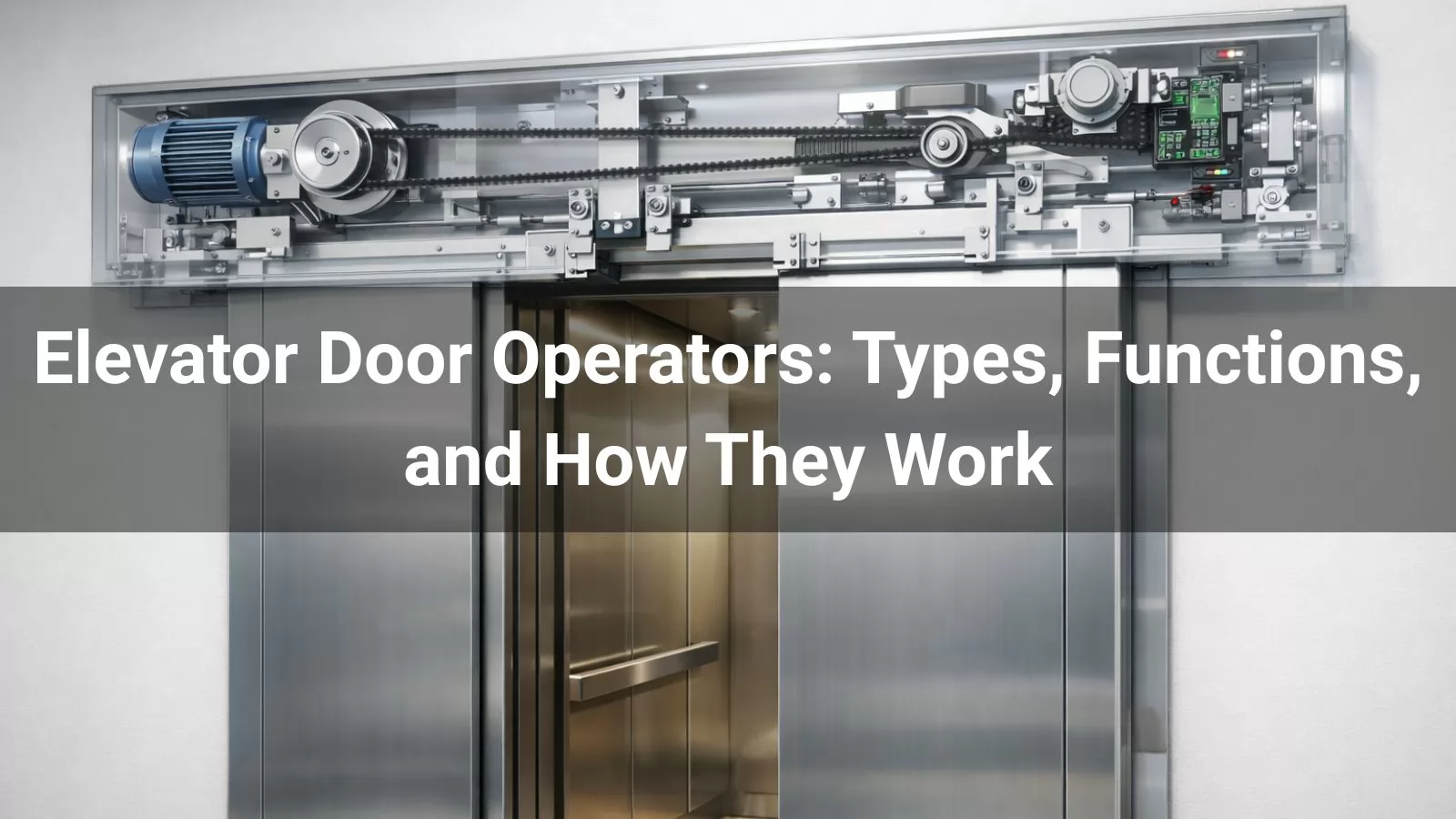 Elevator Door Operators: Types, Functions, and How They Work
